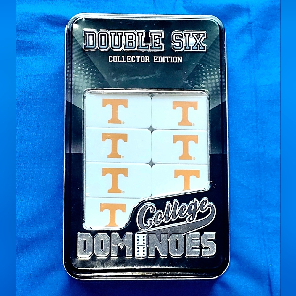 NEW TN Vols Dominoes Tennessee Volunteers Officially Licensed NCAA 28 Piece Game